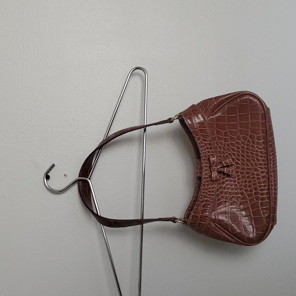 Liz Claiborne brown animal print small purse